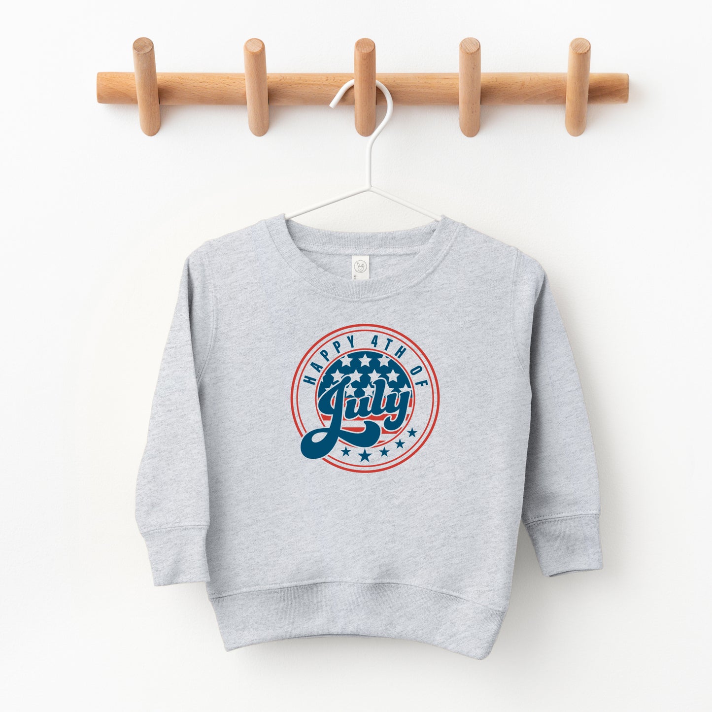 Happy Fourth Circle | Toddler Sweatshirt