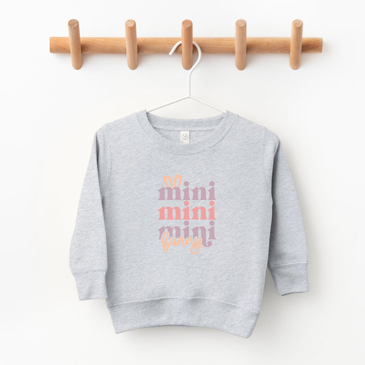 Mini Bunny Stacked | Toddler Sweatshirt