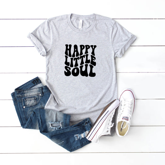Happy Little Soul Wavy | Youth Short Sleeve Crew Neck