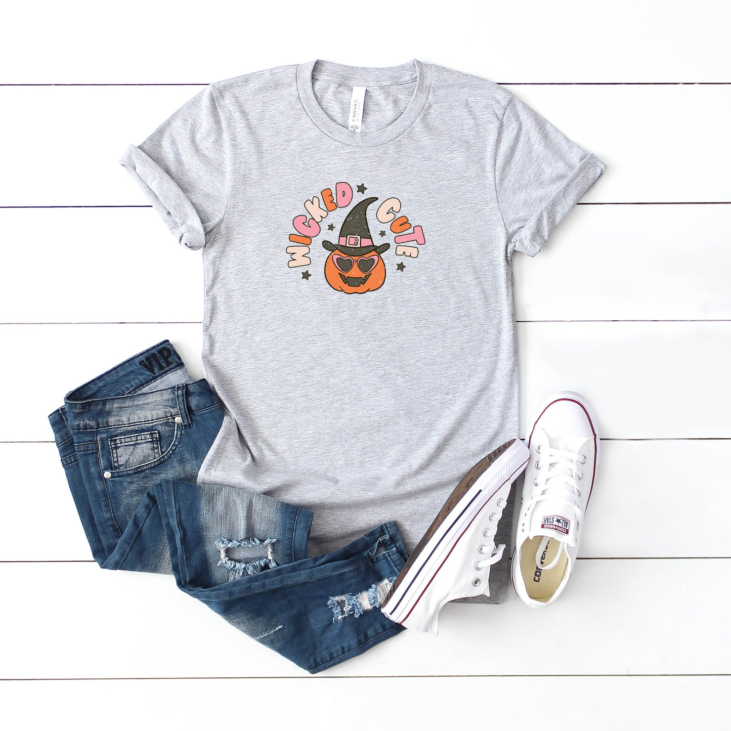 Wicked Cute Pumpkin | Youth Short Sleeve Crew Neck