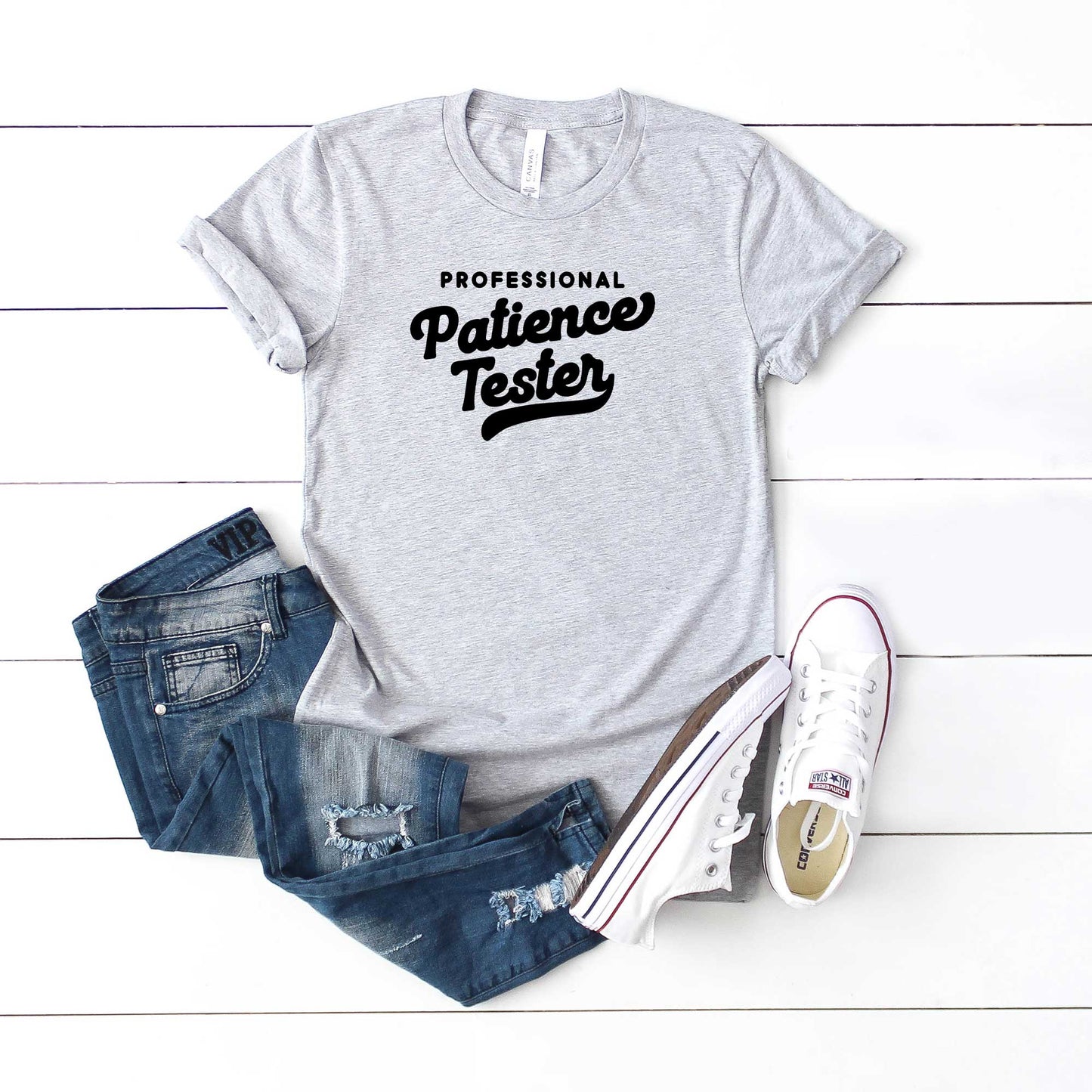 Retro Professional Patience Tester | Youth Short Sleeve Crew Neck