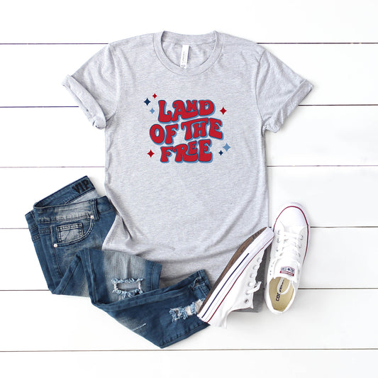 Land Of The Free Retro | Youth Short Sleeve Crew Neck