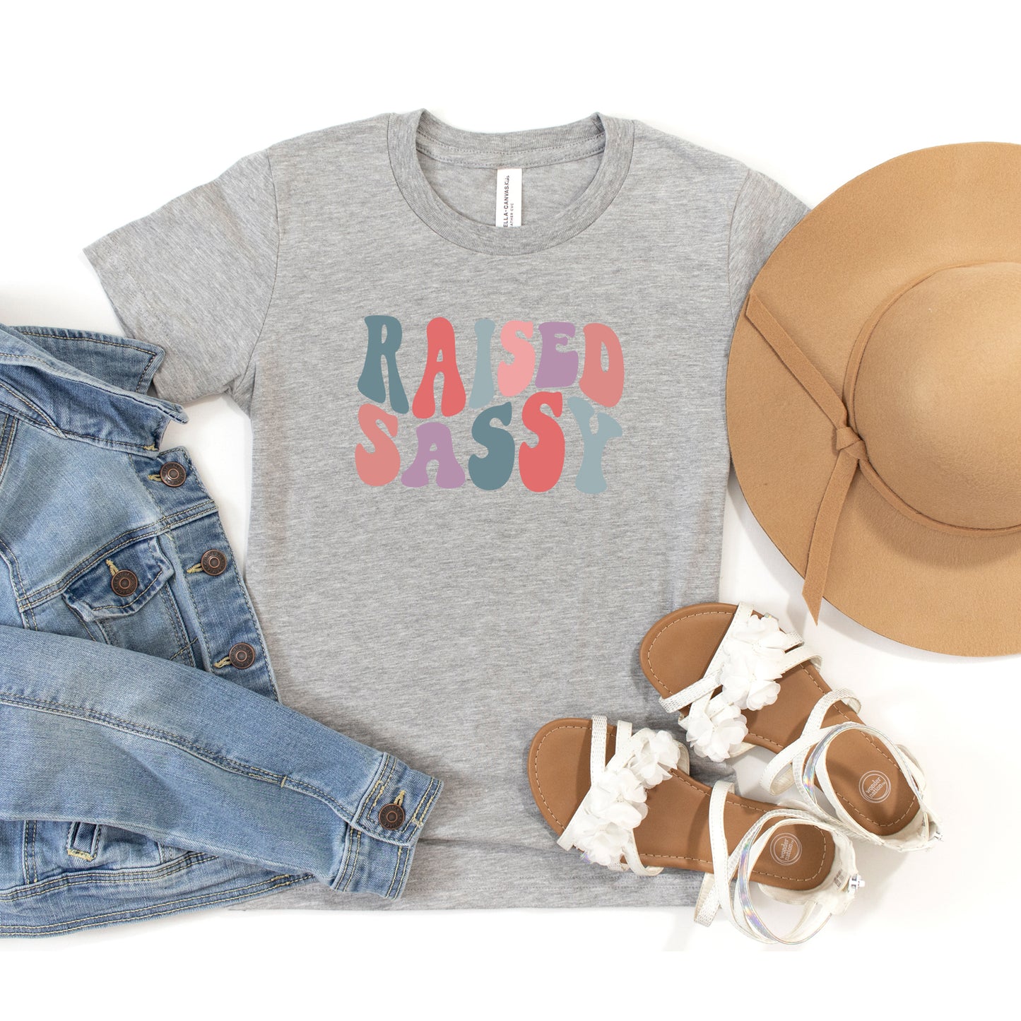 Raised Sassy Wavy | Youth Short Sleeve Crew Neck