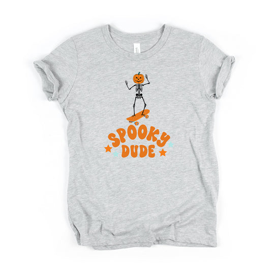 Spooky Dude Skeleton | Youth Short Sleeve Crew Neck