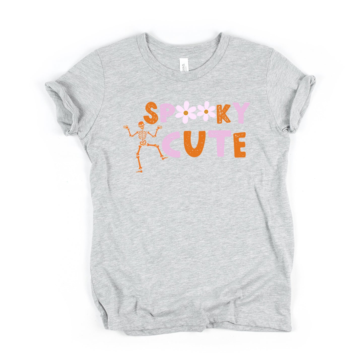 Spooky Cute Skeleton | Youth Short Sleeve Crew Neck