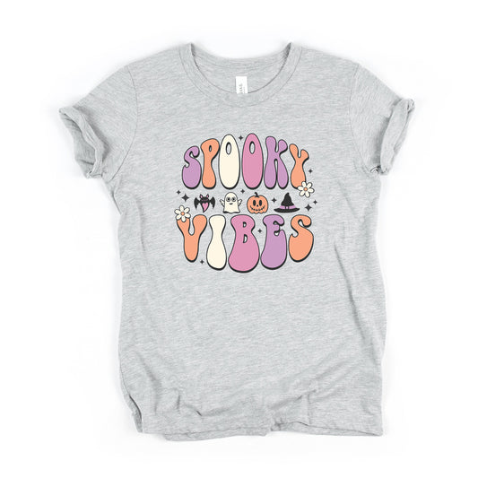Spooky Vibes Bubble | Youth Short Sleeve Crew Neck