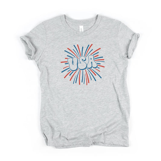 USA Firework | Youth Short Sleeve Crew Neck