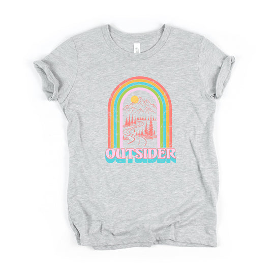 Outsider Rainbow | Youth Short Sleeve Crew Neck