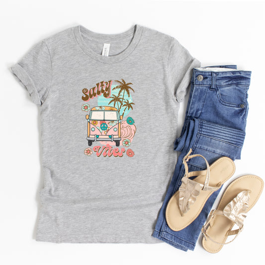 Salty Vibes Van | Youth Short Sleeve Crew Neck