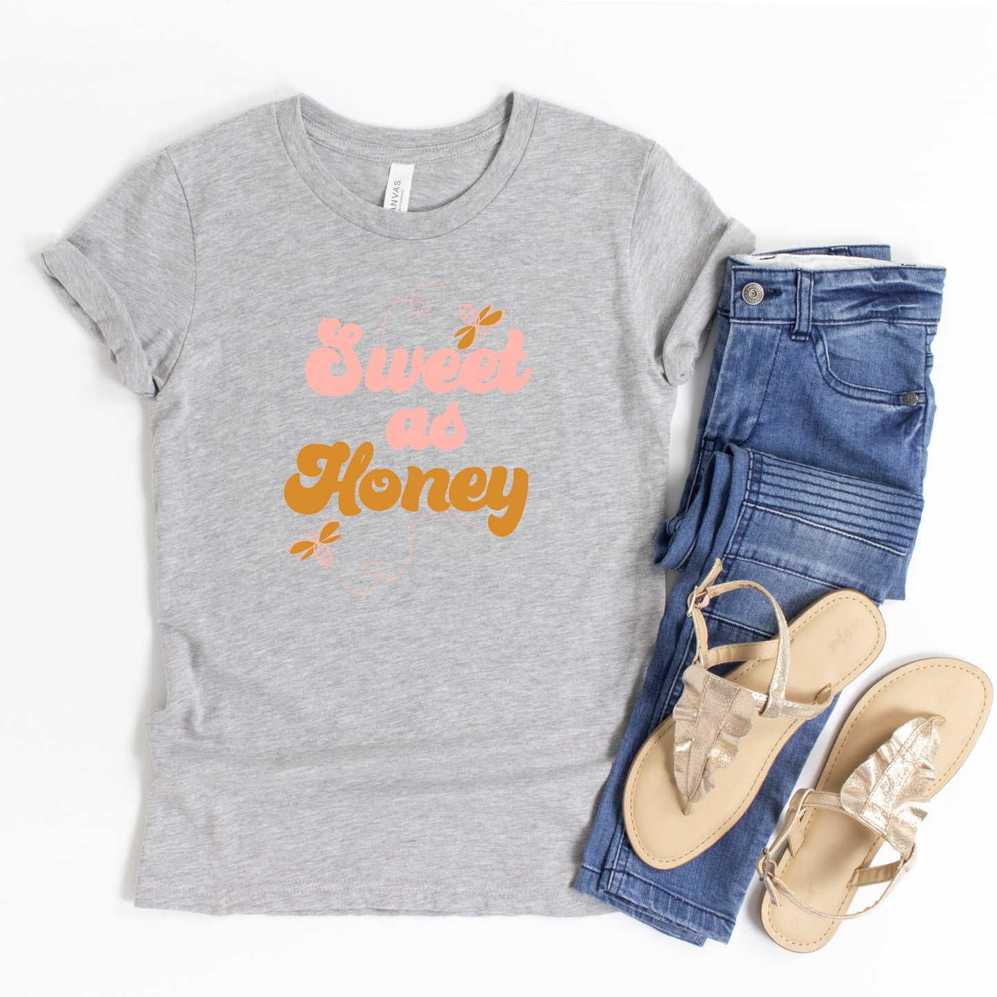Sweet As Honey | Youth Short Sleeve Crew Neck