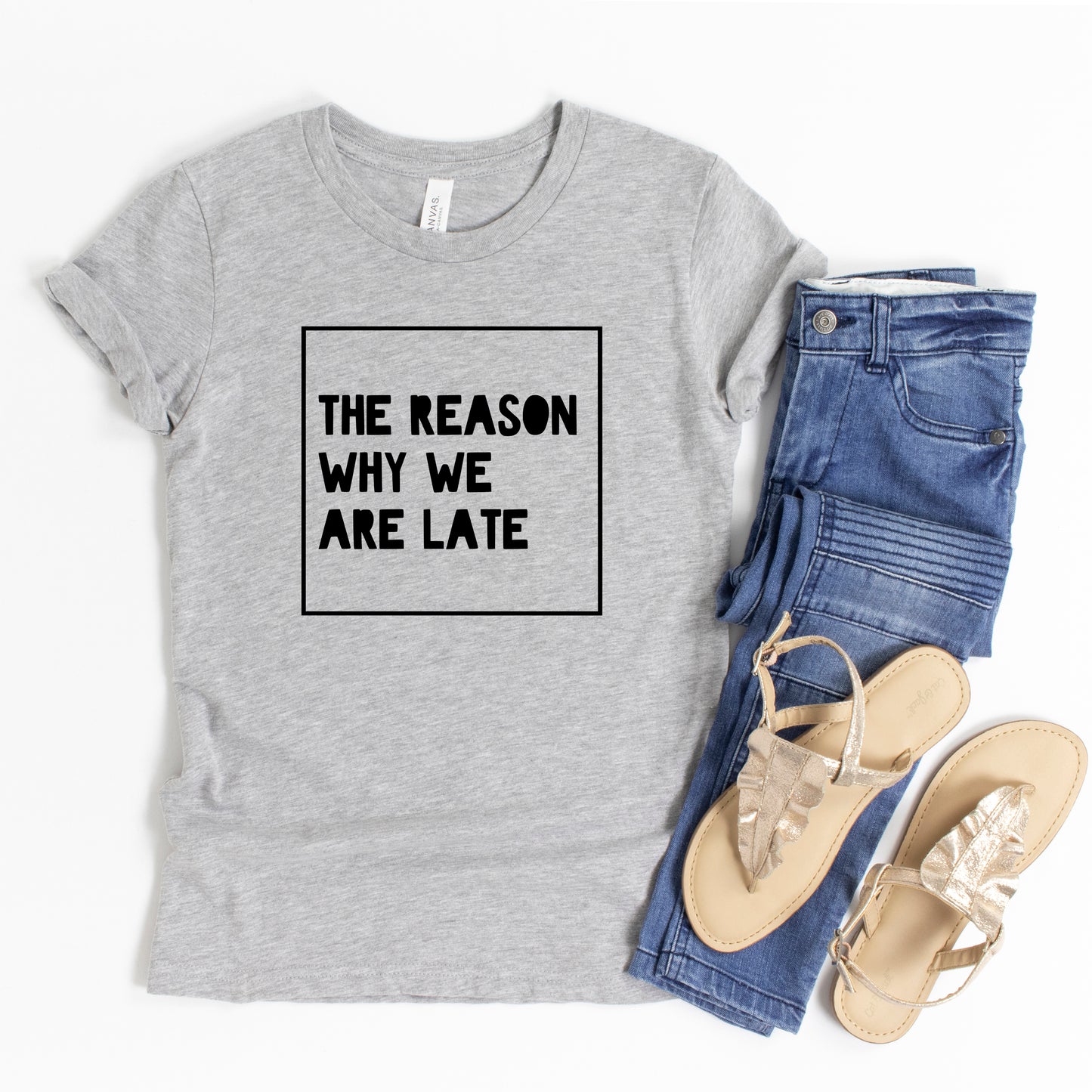 The Reason We Are Late | Youth Short Sleeve Crew Neck