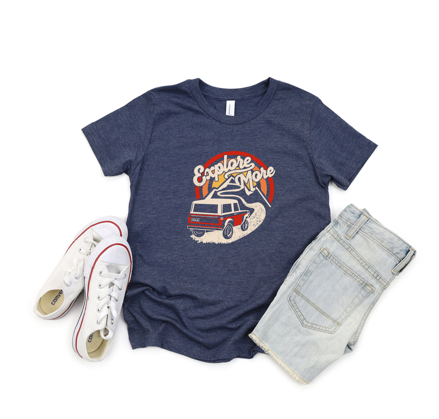 Explore More Bronco | Youth Short Sleeve Crew Neck