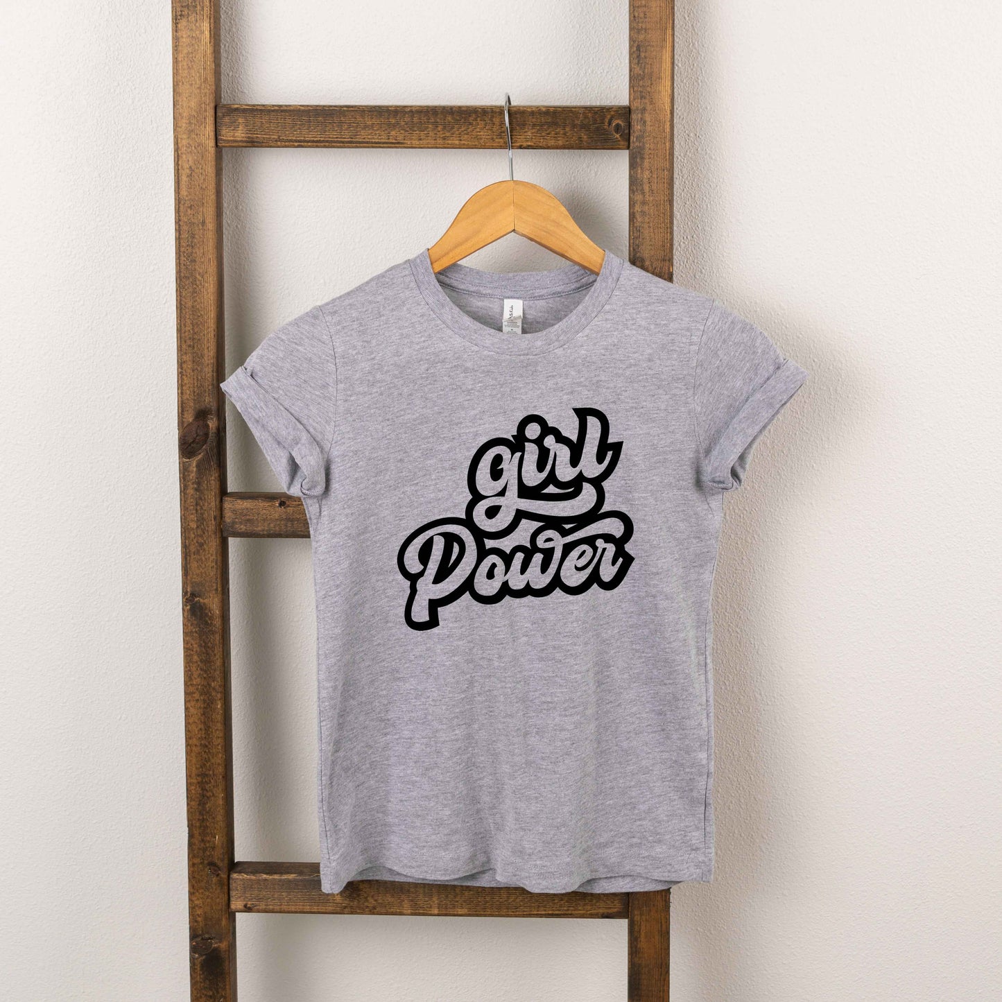 Retro Girl Power | Toddler Short Sleeve Crew Neck