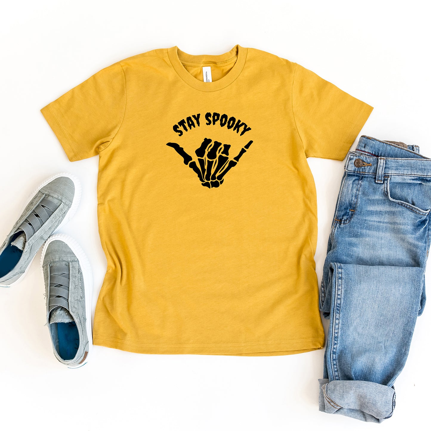Stay Spooky Hand | Youth Short Sleeve Crew Neck