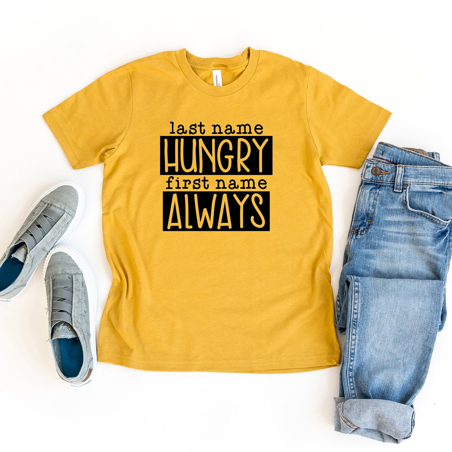 Last Name Hungry | Youth Short Sleeve Crew Neck