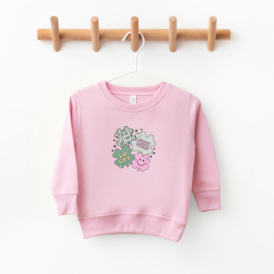 Stay Gold Lucky Shamrocks | Toddler Sweatshirt