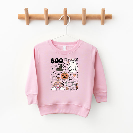 Boo Collage | Toddler Sweatshirt
