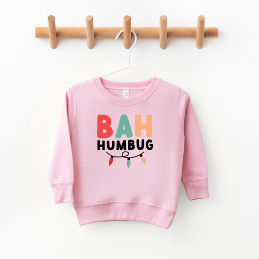 Bah Humbug Lights | Toddler Sweatshirt