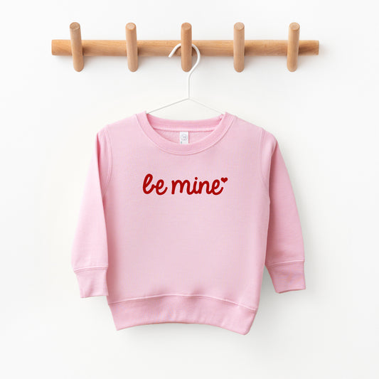 Be Mine Cursive Heart | Toddler Sweatshirt