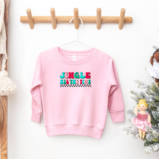 Retro Jingle All The Time | Toddler Sweatshirt