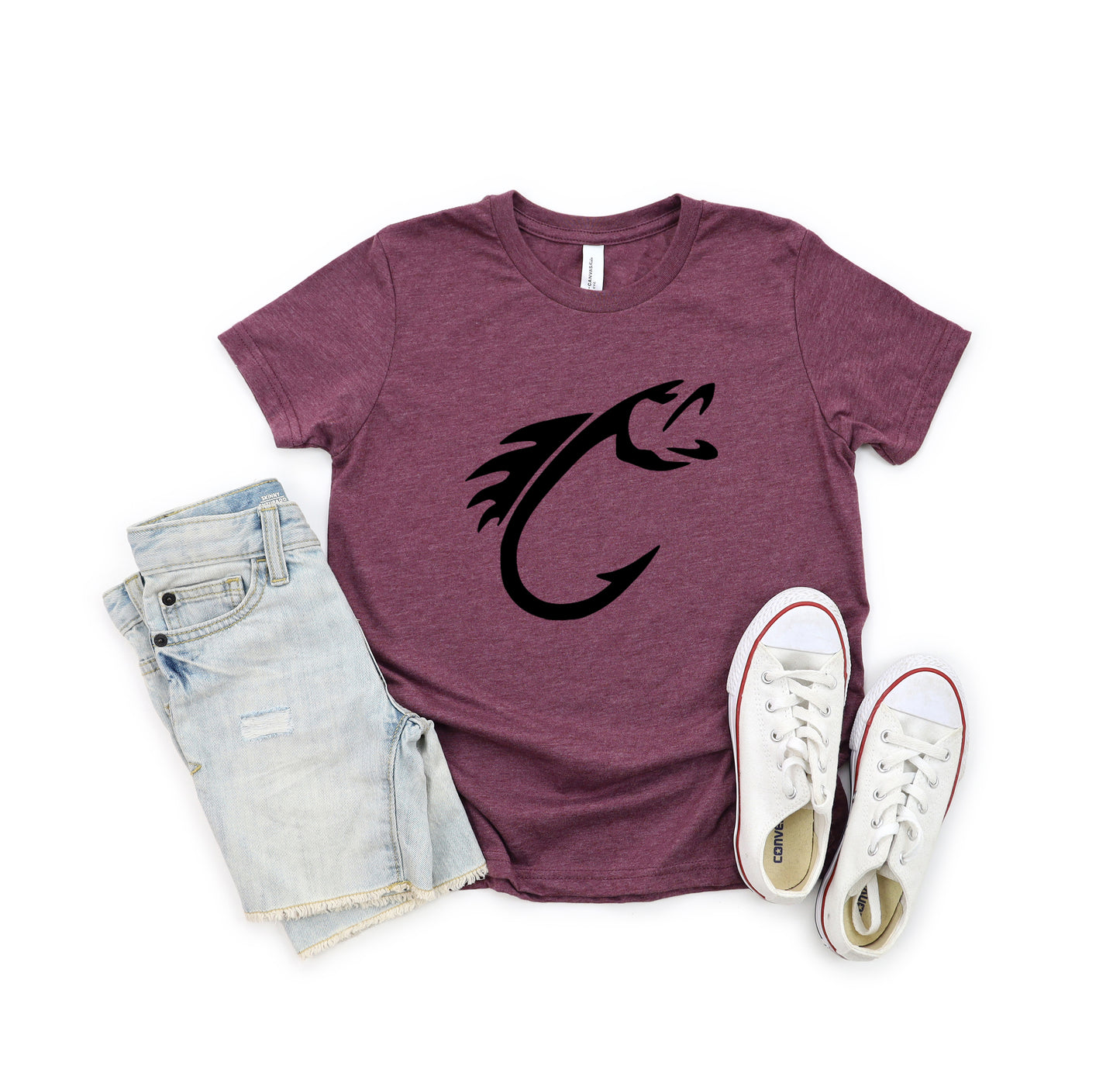 Fish Hook | Youth Short Sleeve Crew Neck