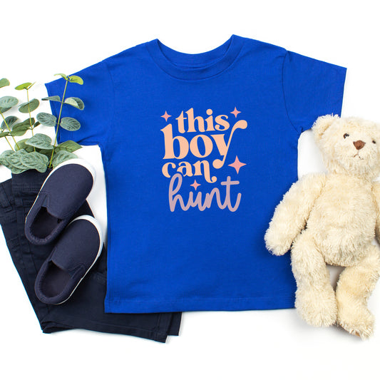 This Boy Can Hunt | Toddler Short Sleeve Crew Neck