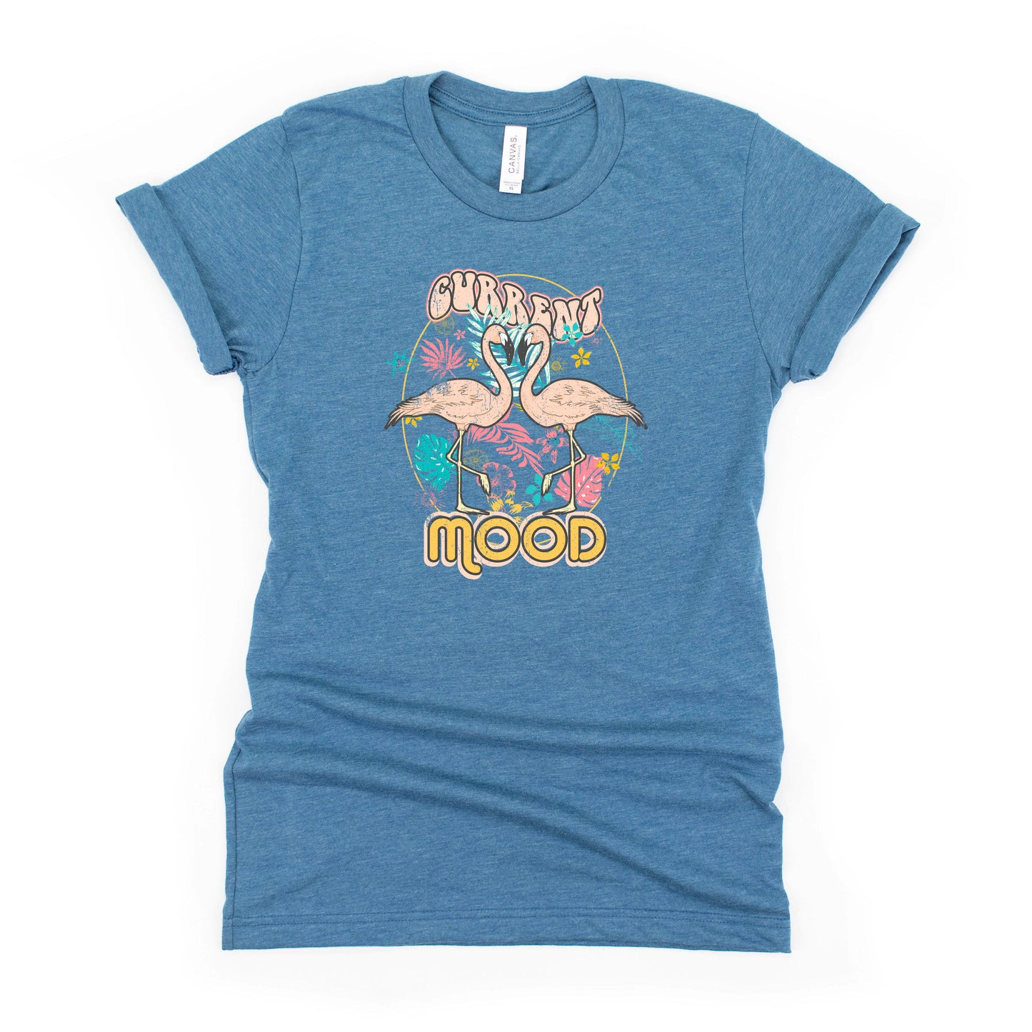 Current Mood Flamingos | Youth Short Sleeve Crew Neck