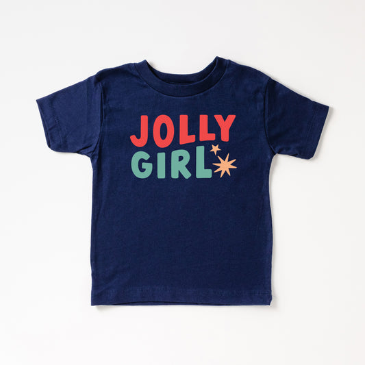 Jolly Girl Star | Toddler Short Sleeve Crew Neck