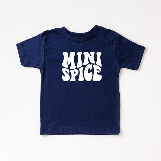 Mini Spice Wavy | Toddler Short Sleeve Crew Neck