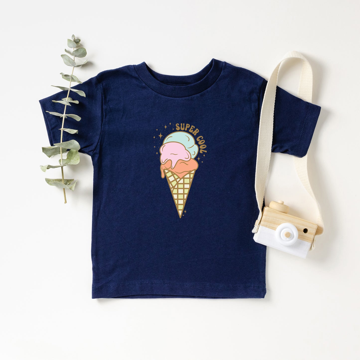 Super Cool Ice Cream | Toddler Short Sleeve Crew Neck