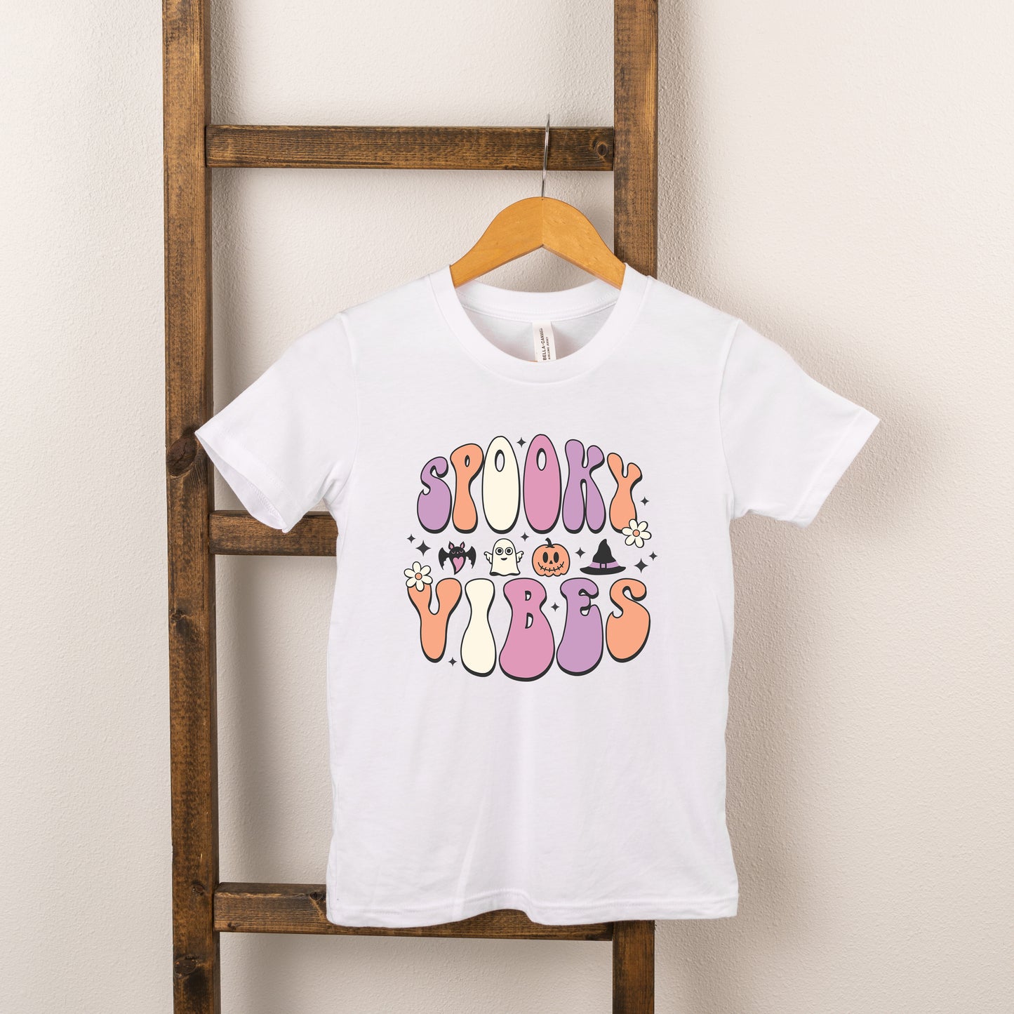 Spooky Vibes Bubble | Toddler Short Sleeve Crew Neck