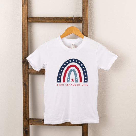 Star Spangled Girl | Toddler Short Sleeve Crew Neck