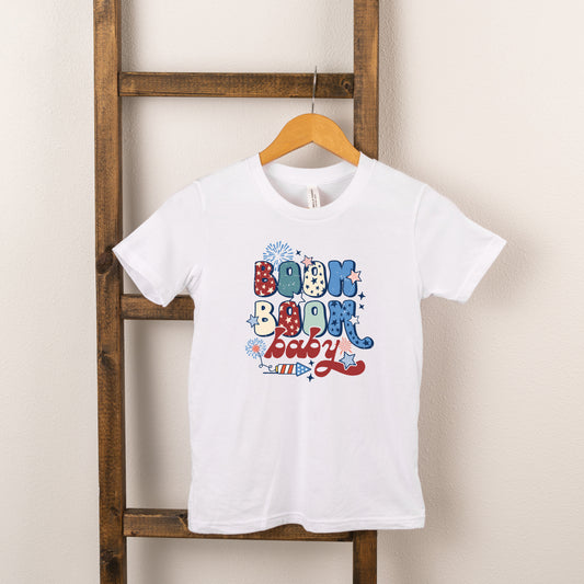 Boom Boom Baby Firework | Toddler Short Sleeve Crew Neck