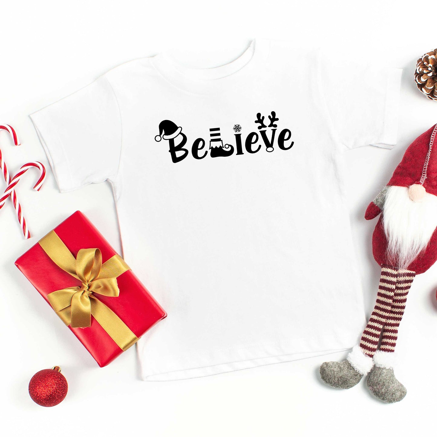 Believe Christmas | Toddler Short Sleeve Crew Neck