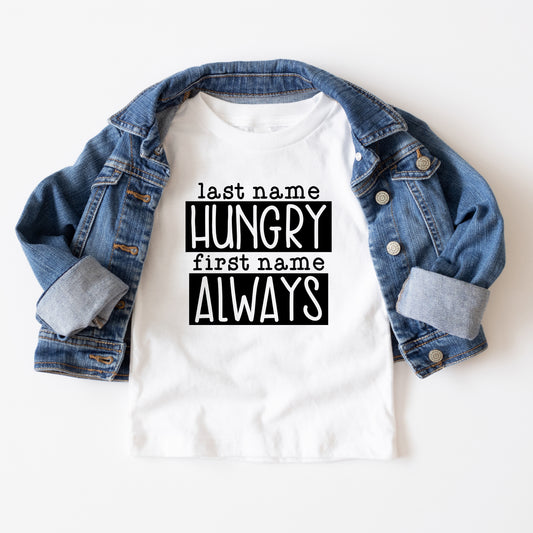 Last Name Hungry | Youth Short Sleeve Crew Neck