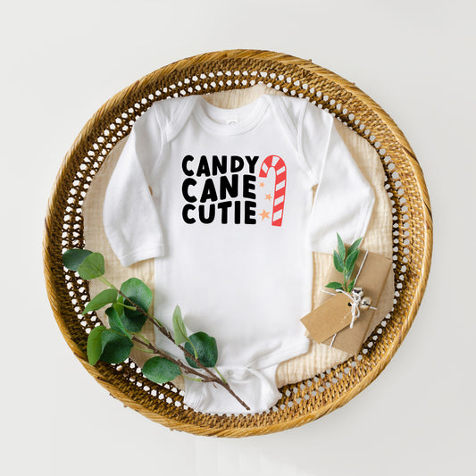 Candy Cane Cutie | Baby Long Sleeve Onesie
