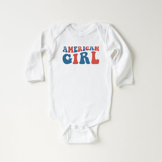 American Girl Stars | Baby Long Sleeve Onesie