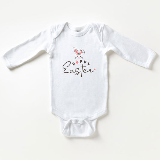 Hoppy Easter Bunny Egg | Baby Long Sleeve Onesie
