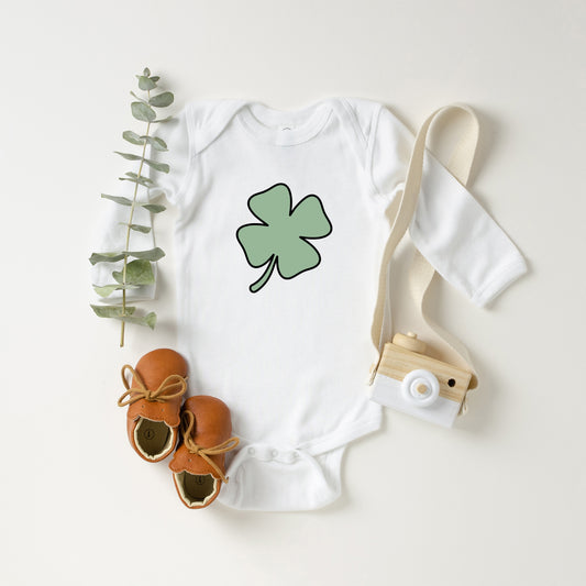 Simple Clover | Baby Long Sleeve Onesie