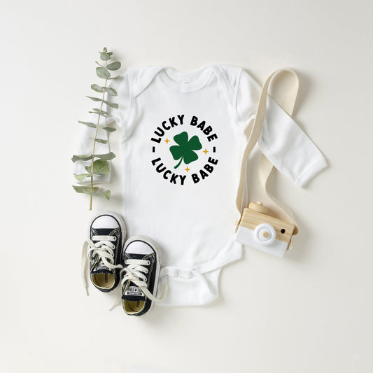 Lucky Babe | Baby Long Sleeve Onesie