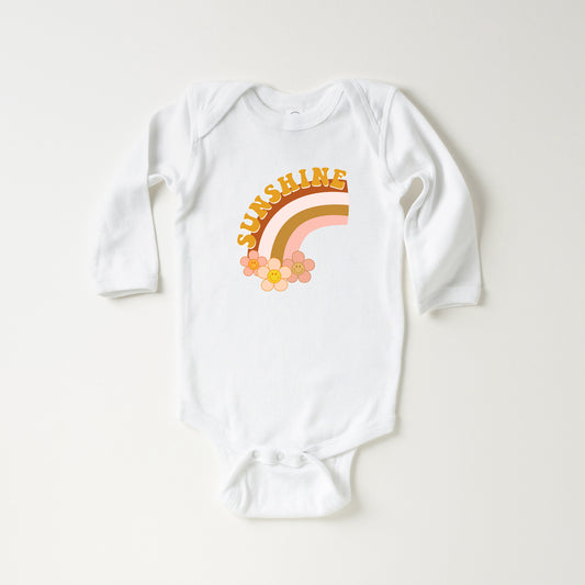 Sunshine Rainbow | Baby Long Sleeve Onesie