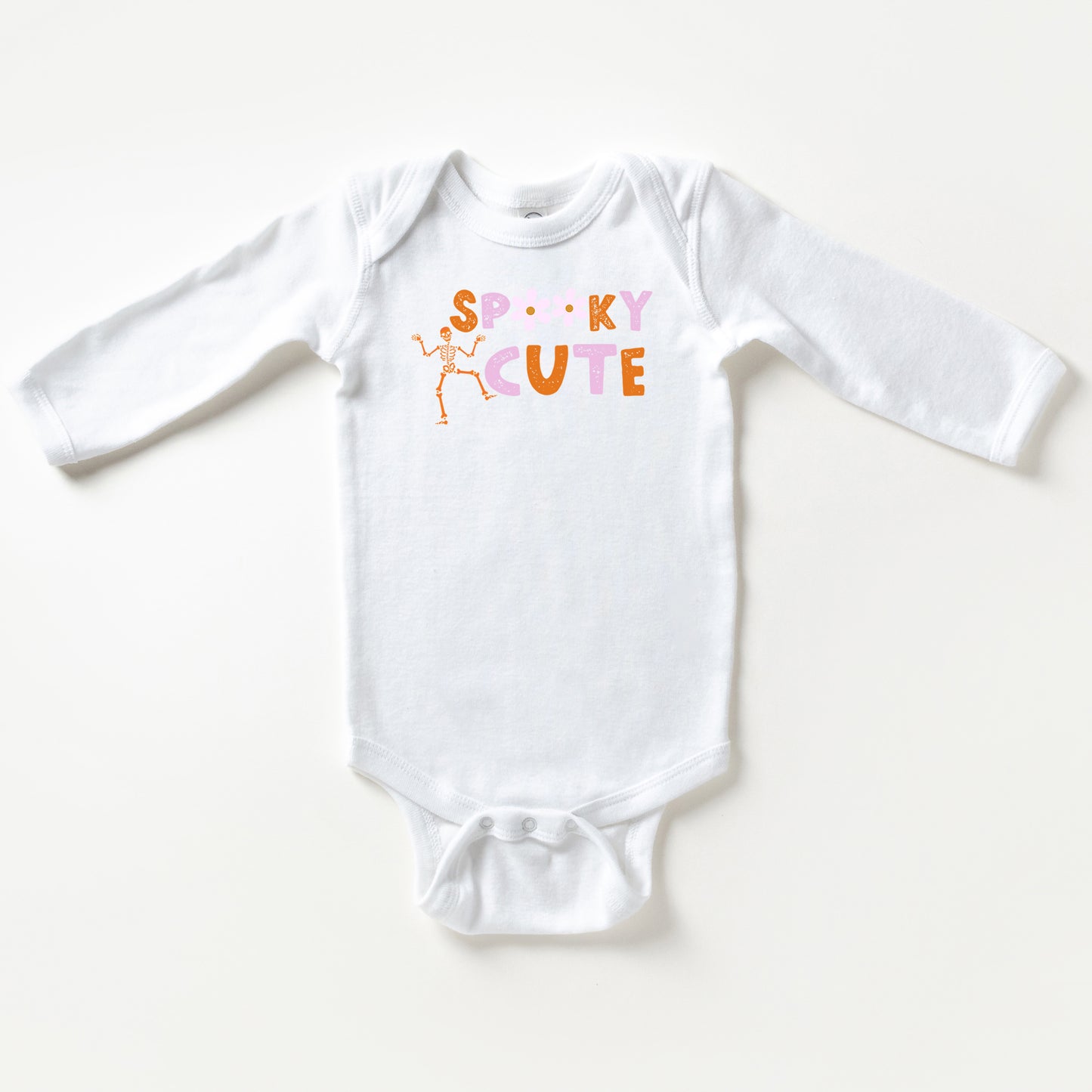 Spooky Cute Skeleton | Baby Long Sleeve Onesie