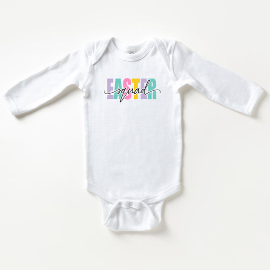 Easter Squad Colorful | Baby Long Sleeve Onesie