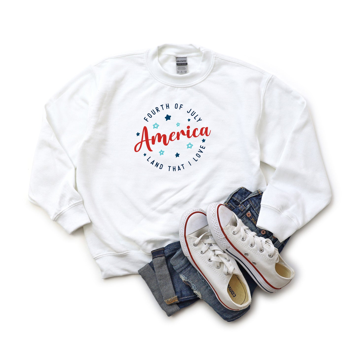 Land That I Love Colorful | Youth Sweatshirt