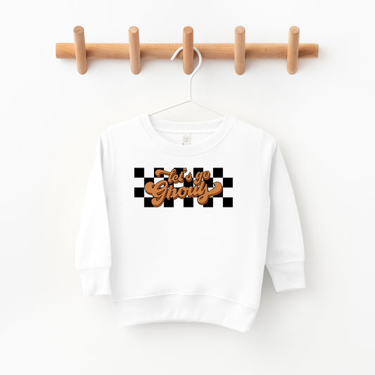 Let's Go Ghouls Checkered | Toddler Sweatshirt