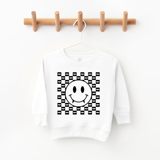 Halloween Bat Smiley Face | Toddler Sweatshirt