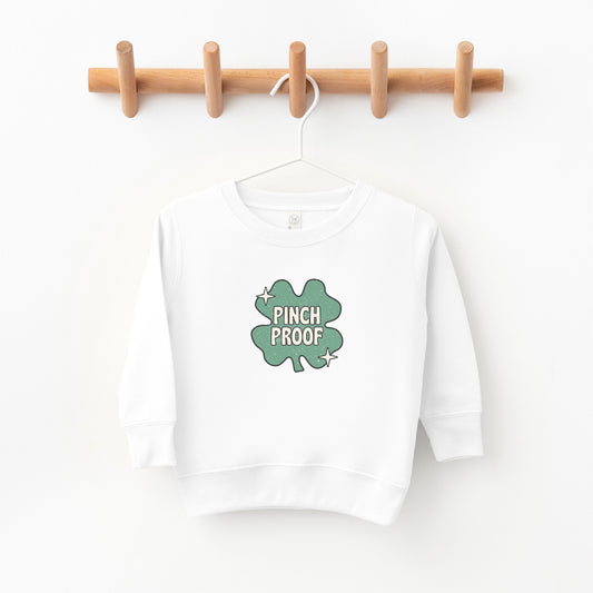 Pinch Proof Shamrock | Toddler Sweatshirt
