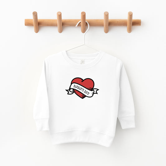 Mama's Boy Heart | Toddler Sweatshirt
