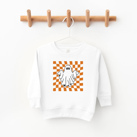 Checkered Ghost | Toddler Sweatshirt