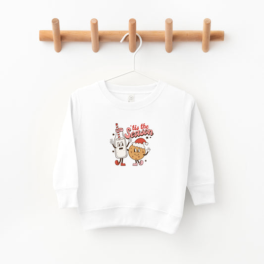 Milk And Cookie Season | Toddler Sweatshirt